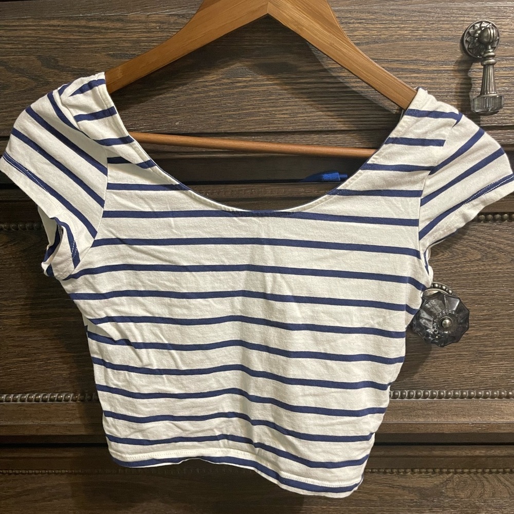 Stripe crop top